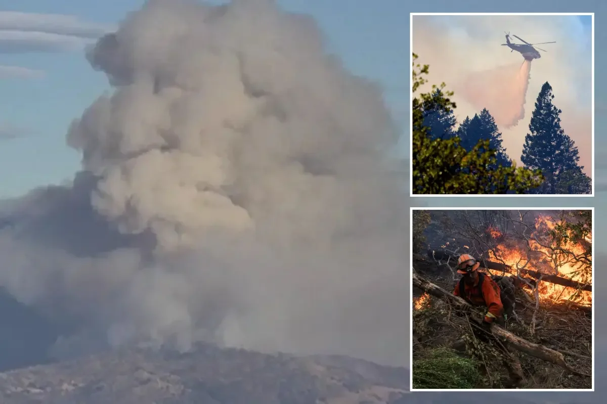 Lucas Fire Triggers Red-Flag Warning, Evacuations Ordered in Mendocino-Lake Corridor
