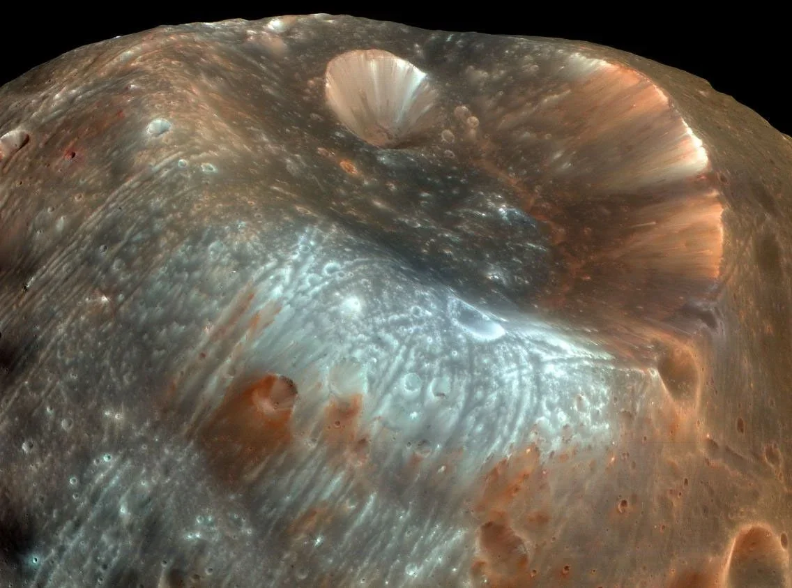 Phobos: Crater Clues May Decode a Martian Moon's Birth