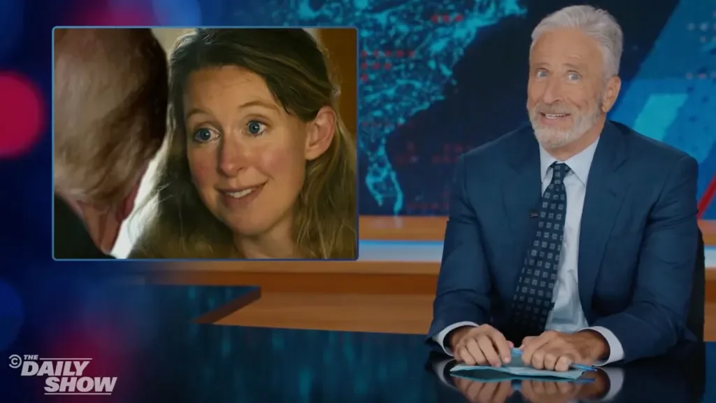 Stewart Turns Natalie Harp Into Holmes in You Can See Everything Parody