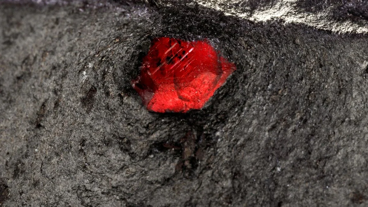 Tiny Garnet Grains in Martian Meteorite Hint at Mars' Hidden Geology
