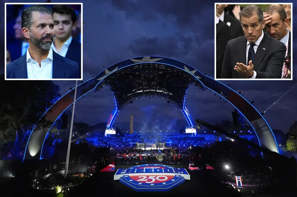 Hunter Biden challenges Trump Jr. to cage match over White House UFC spectacle