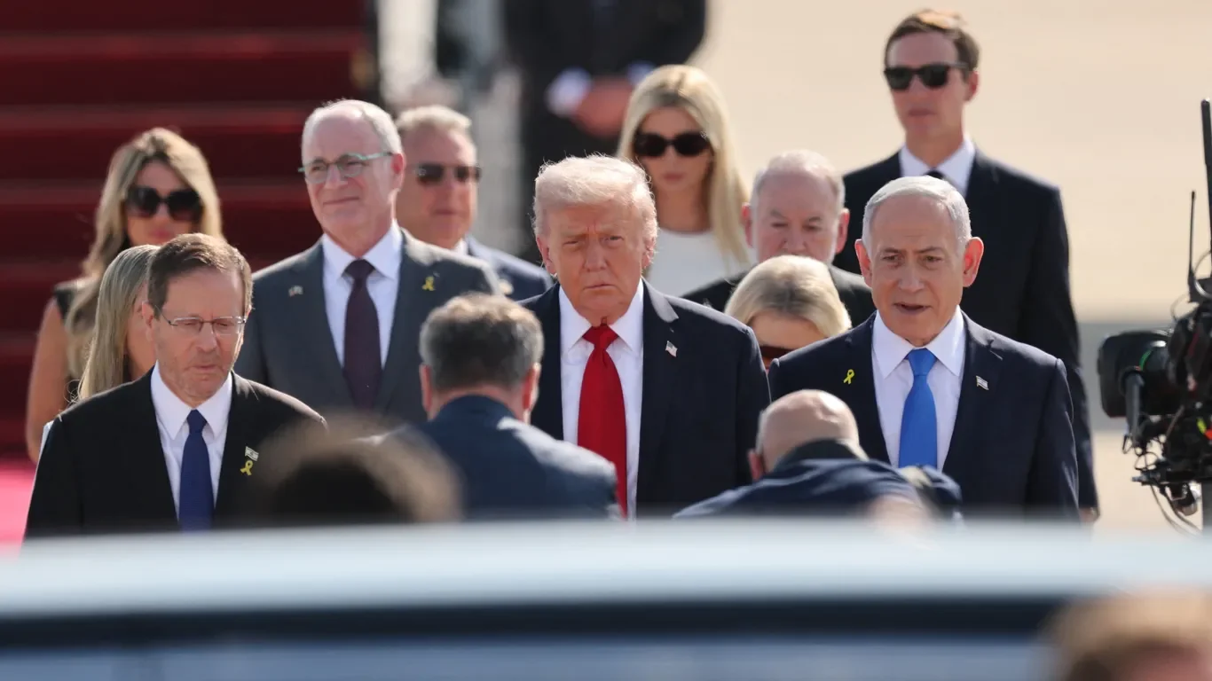 Trump pushes Netanyahu pardon, hints Herzog could be hailed as national hero