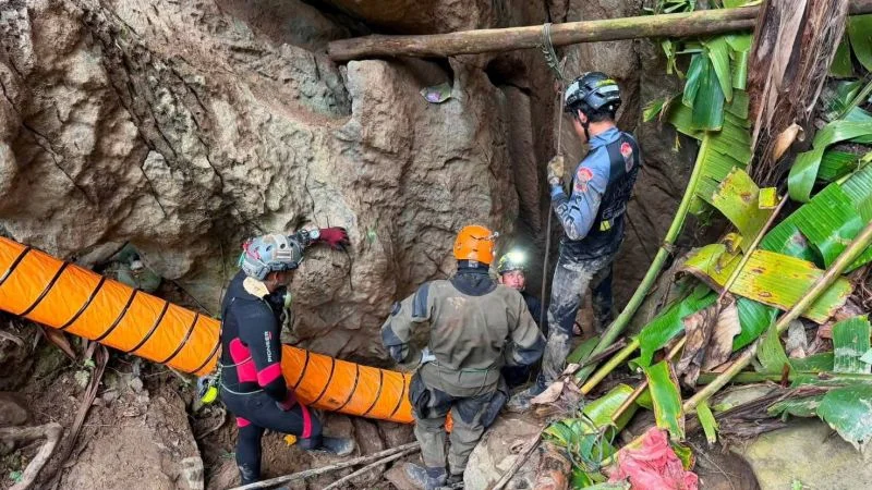 Laos cave rescue makes progress as first survivor exits and teams push to save five