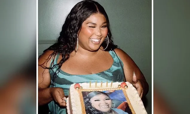 Lizzo's Birthday Bash: Cake, Music, and Cheeky Threats.