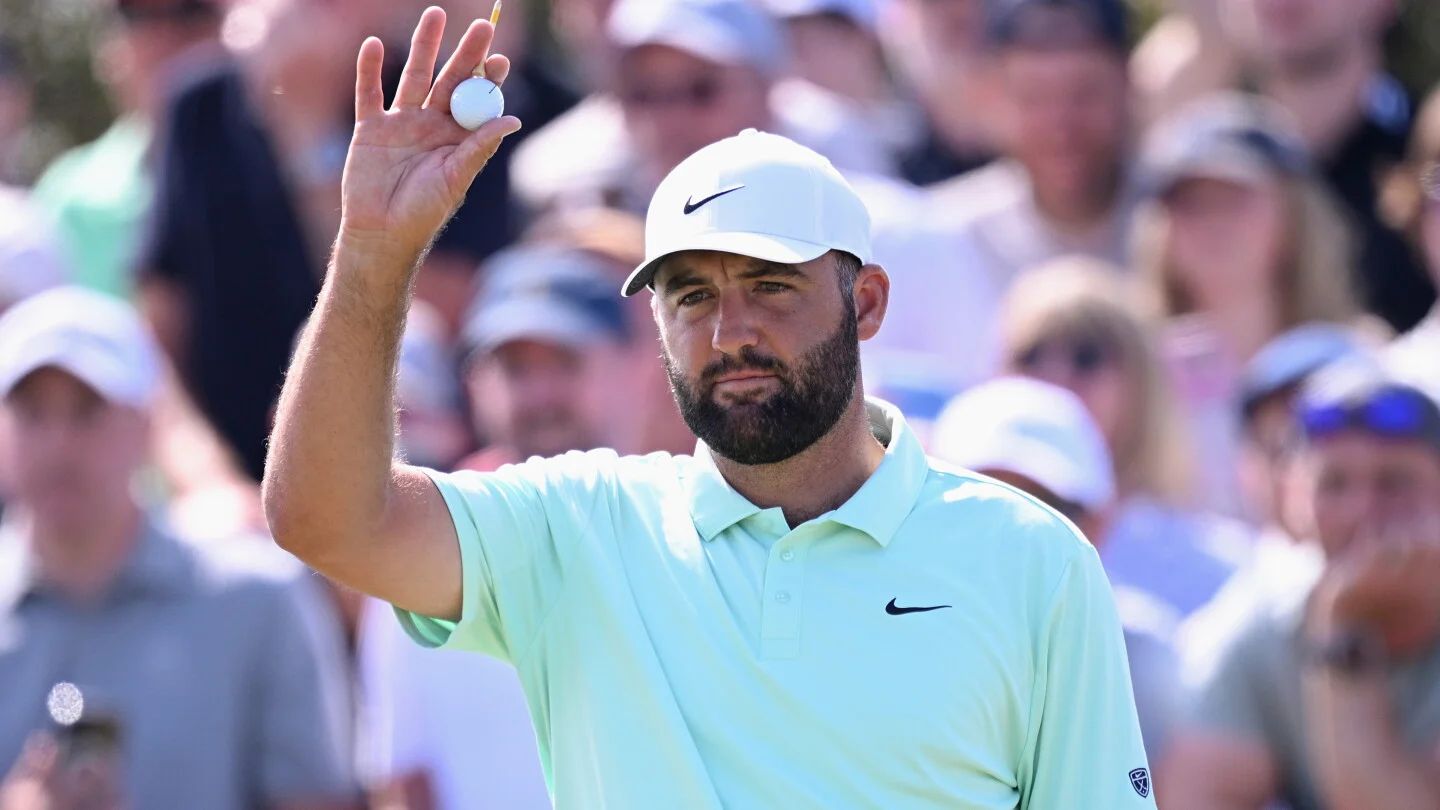 Scheffler opens Open with 68, upbeat despite late slip