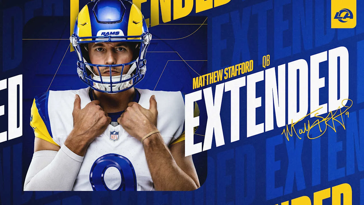 Stafford inks extension to stay with Rams after MVP season