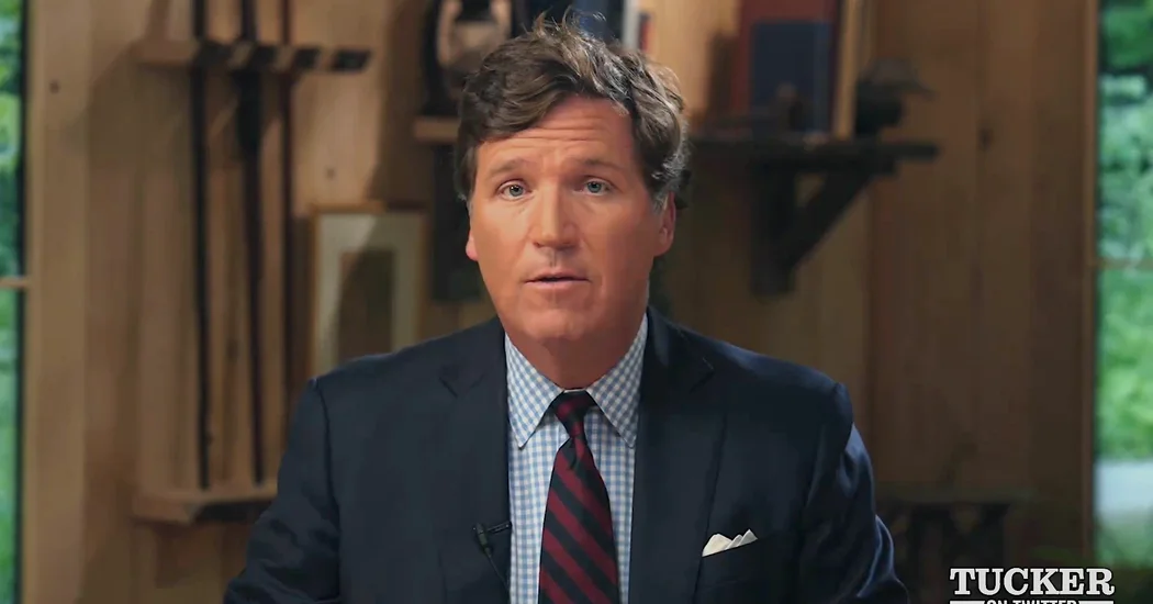 "Tucker Carlson's Twitter Show: A Mix of Fox News and X-Files Vibes"