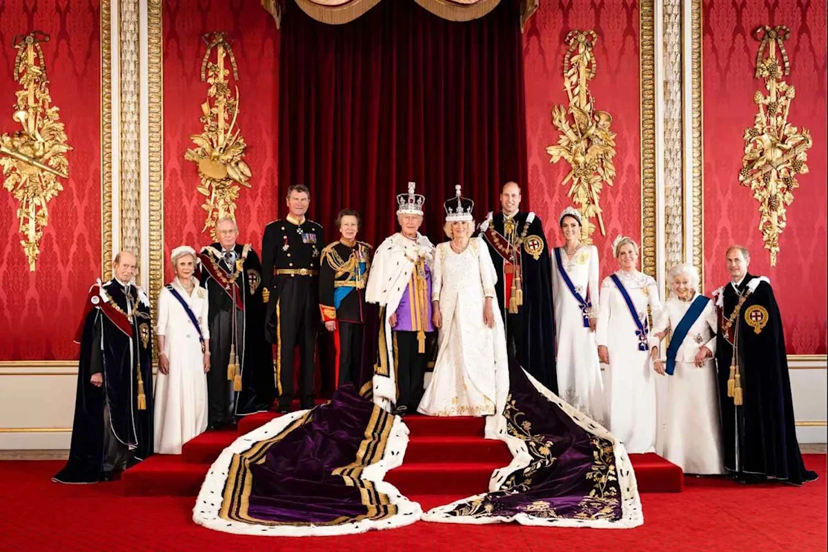 British Royal Family Unites for Coronation Portrait