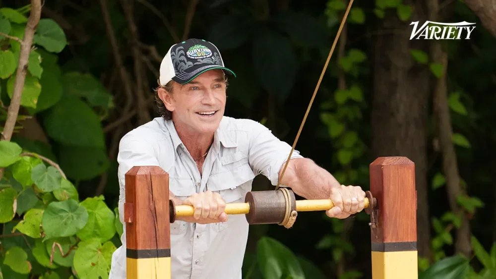 Probst Takes on Survivor 50 Immunity Challenge, Stuns Cast and Crew
