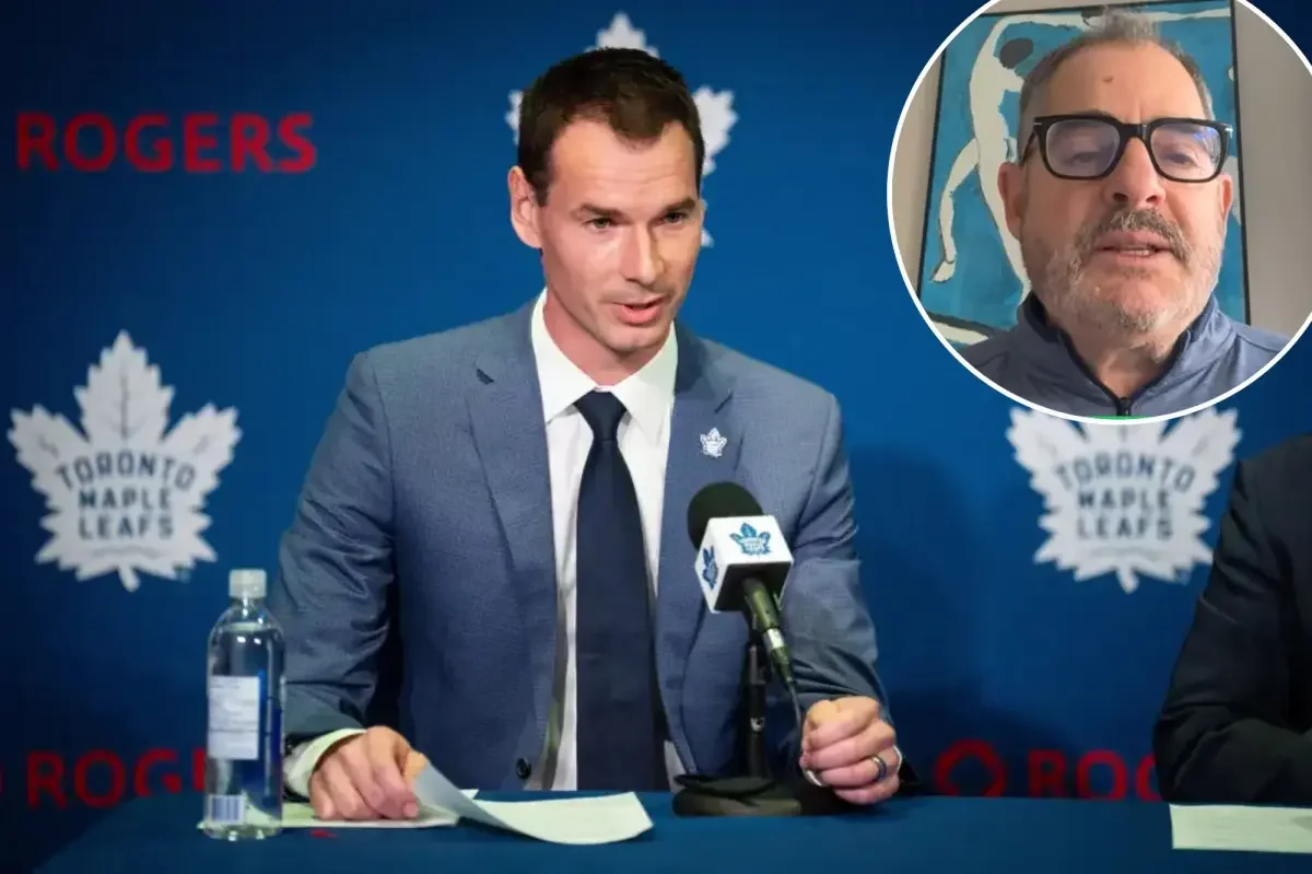 Reporter grills Leafs' new GM Chayka at tense press conference