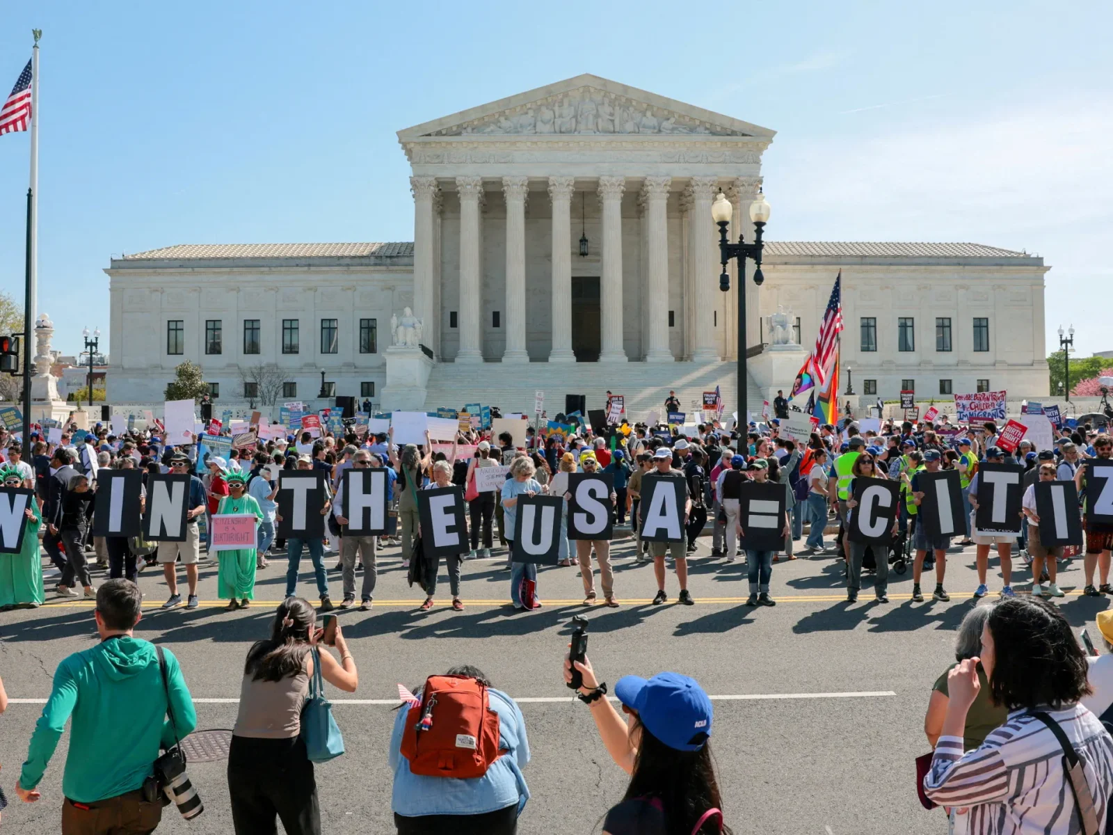 Trump seeks Supreme Court rehearing on birthright citizenship after setback