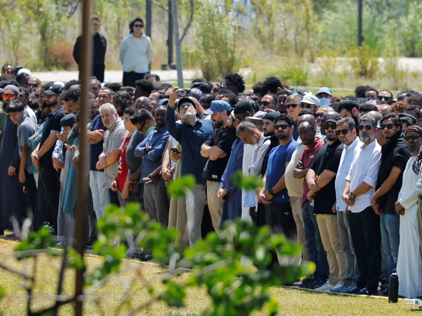 Memorial honors three men who shielded worshippers in San Diego mosque attack