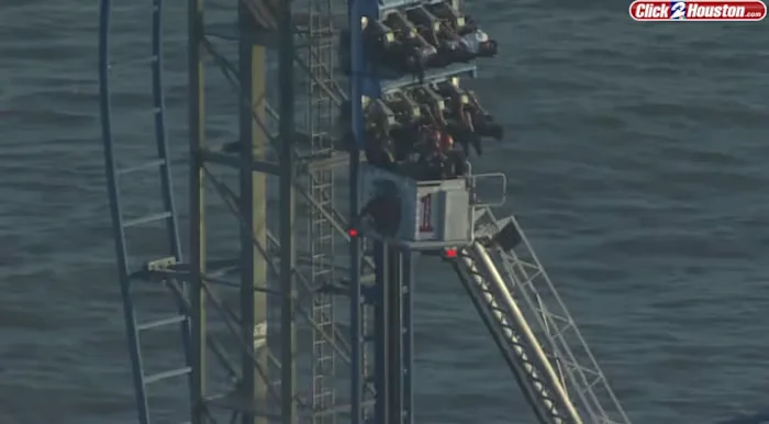 Eight students rescued after malfunction on Iron Shark at Galveston Pleasure Pier
