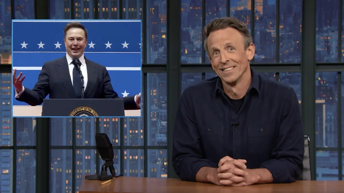 Seth Meyers Ridicules Elon Musk's 'Historically Accurate' Odyssey AI