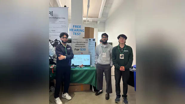 Student startup unveils ultra-cheap, battery-free hearing aid to boost access