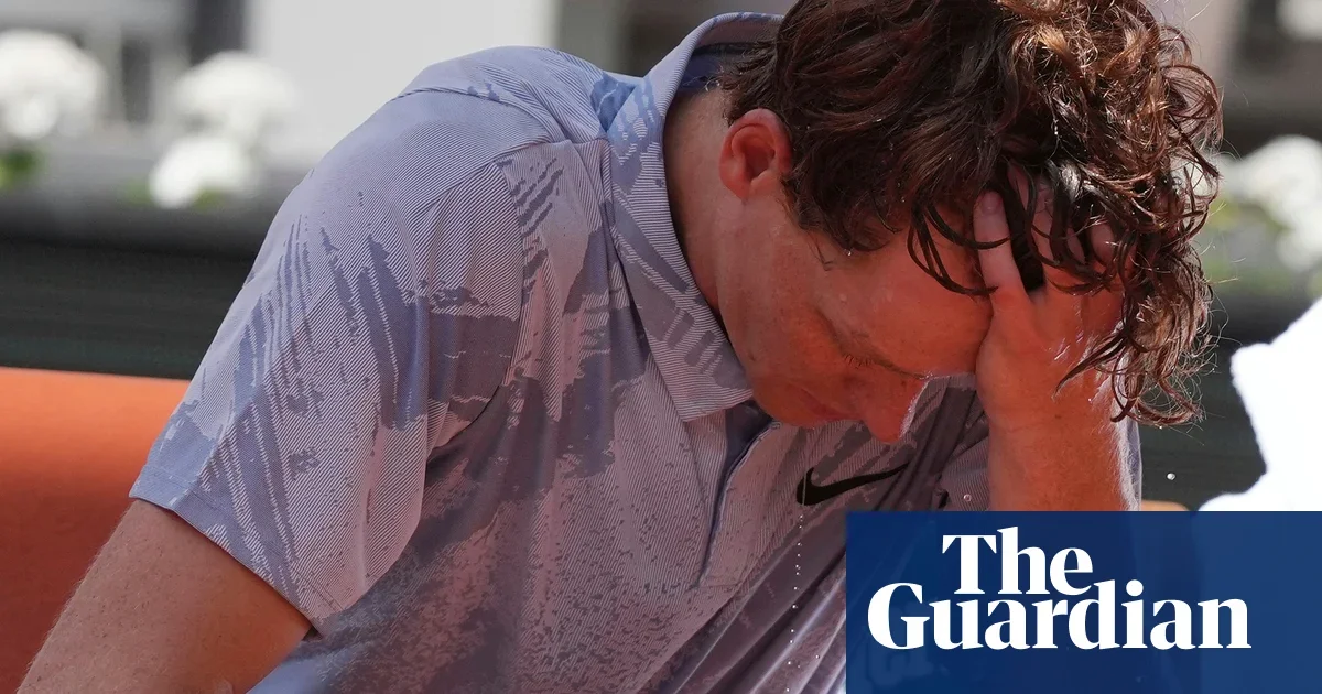 Sinner’s French Open shock: illness halts bid after five-set collapse