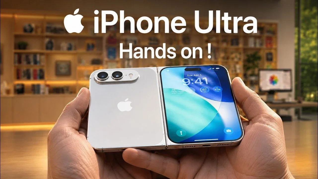 Apple’s iPhone Ultra Unveils Wallet-Style Foldable With Dual Displays