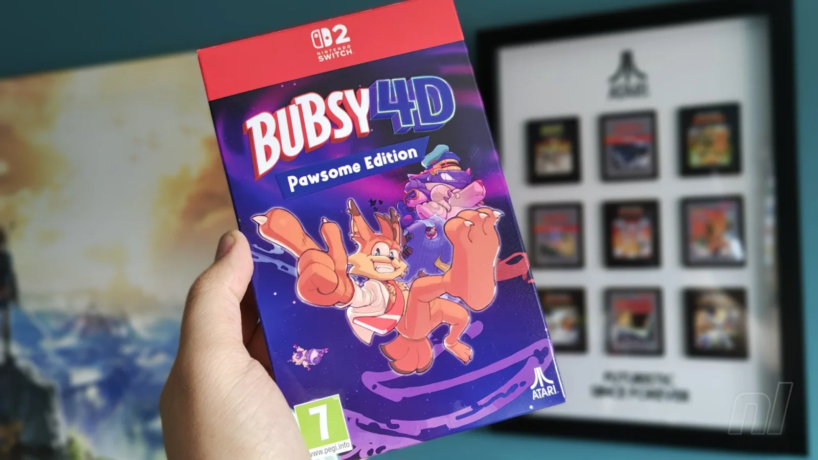 Bubsy 4D Switch 2 Pawsome Edition Unboxed: Cart, Art Book, Manual and Poster Bundle