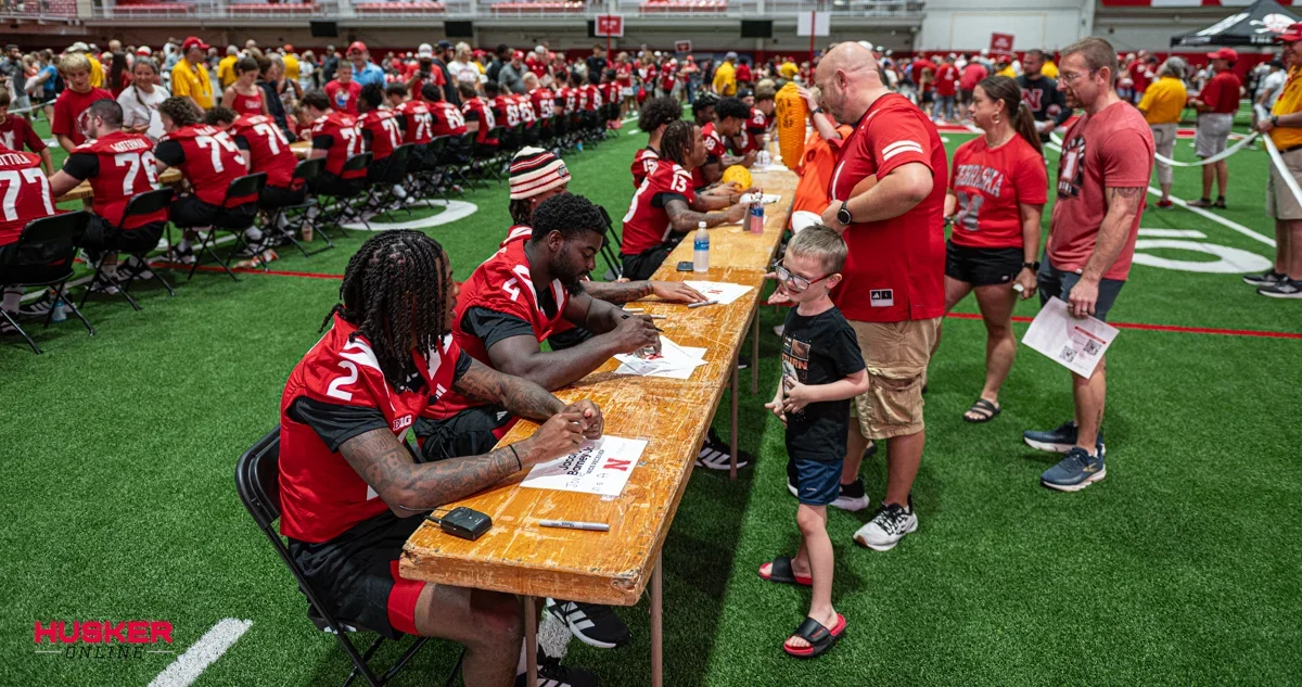 Nebraska's 2026 Fan Day Captured in Team Photo Gallery