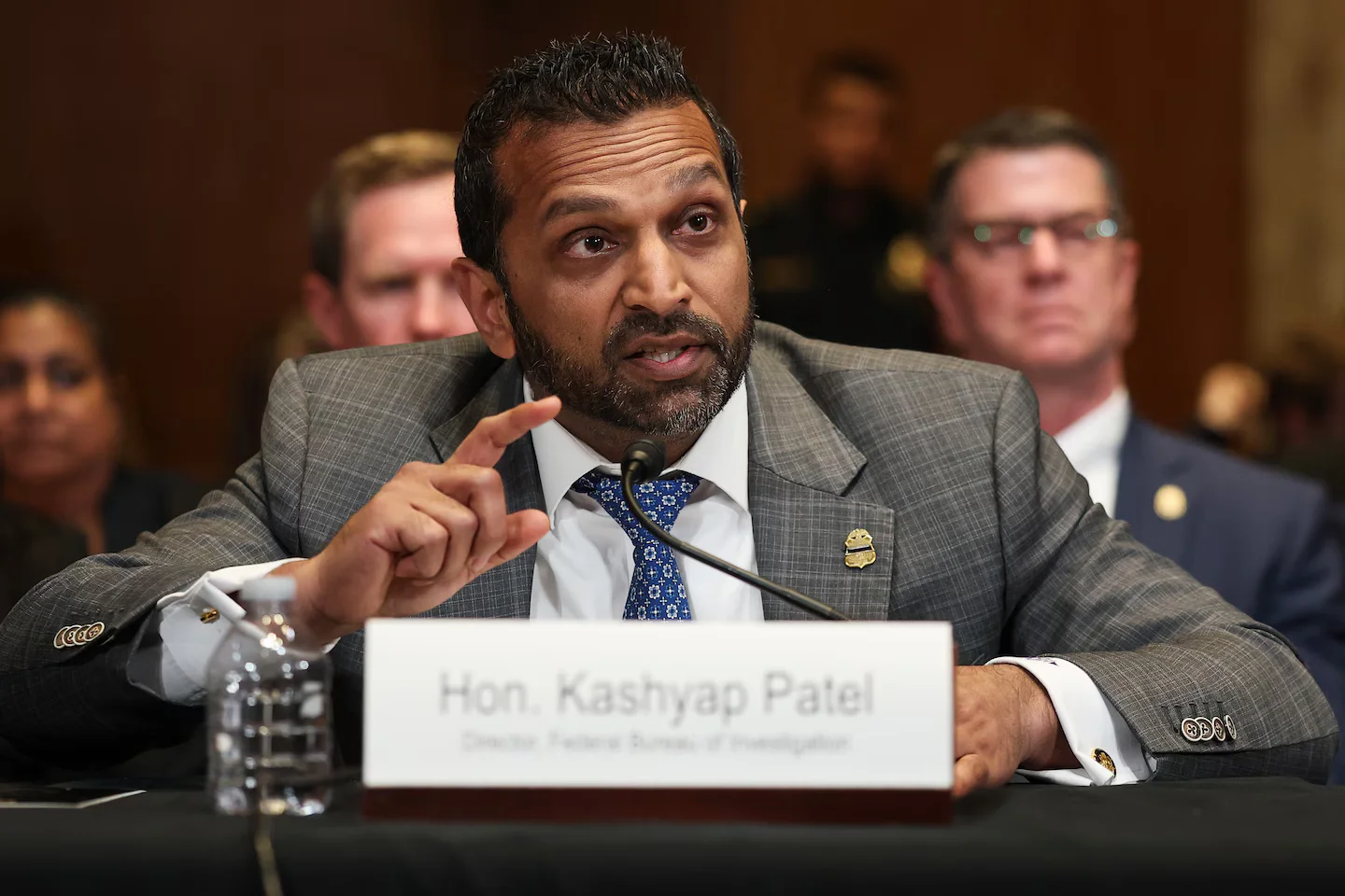 Patel Pushes Back as Lawmakers Question Drinking Allegations