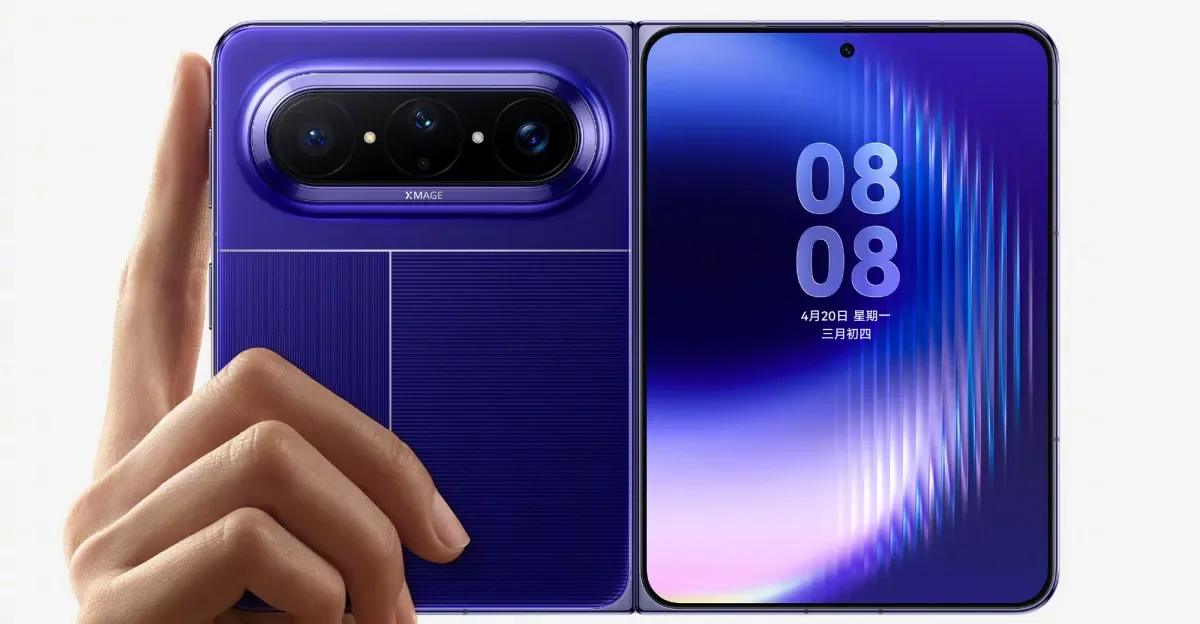 Huawei unveils passport-width Pura X Max foldable, a video-friendly wide-phone