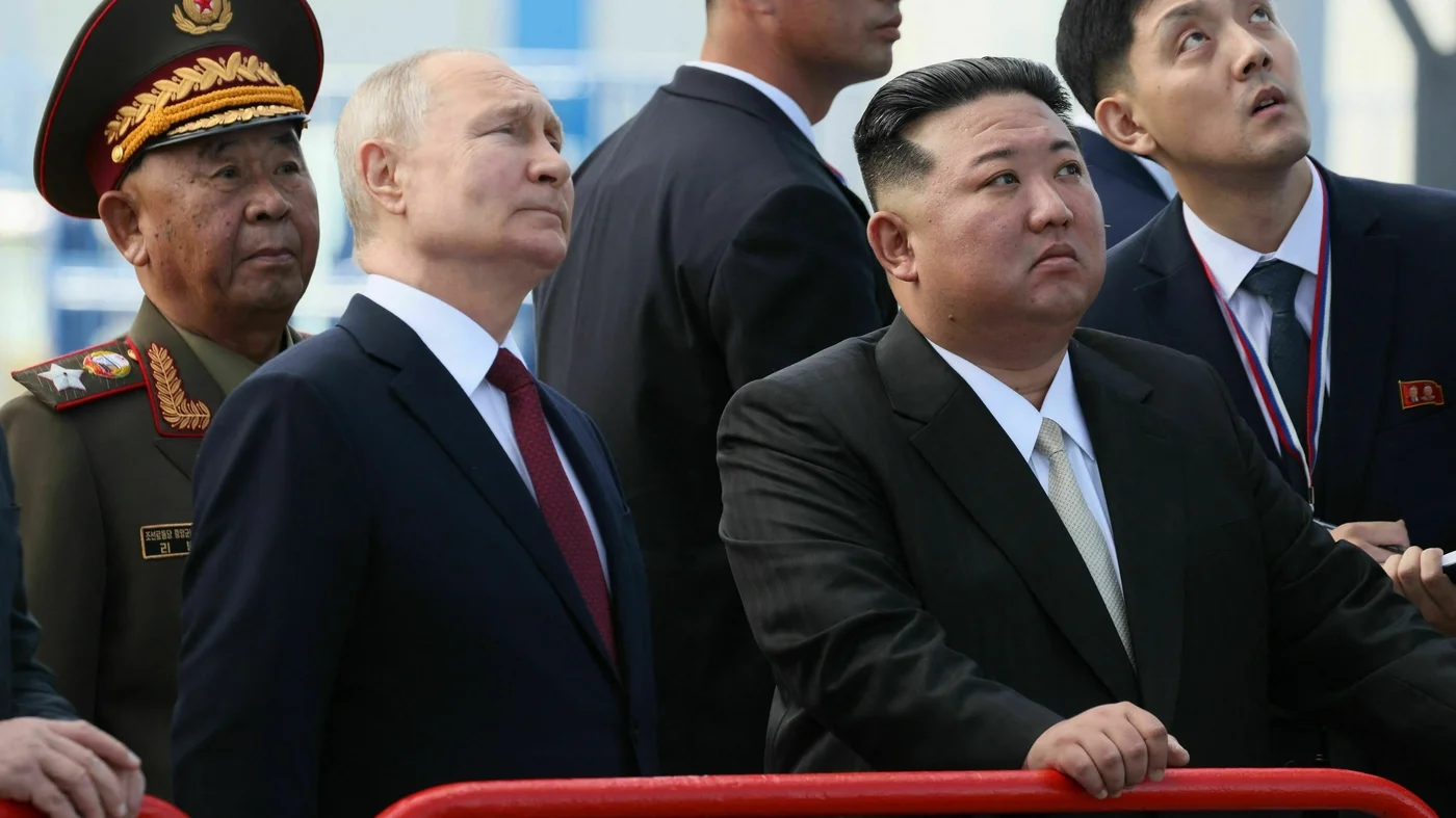 "Kim Jong Un and Putin Forge Alliance, Pledge Support and Space Tech Exchange"