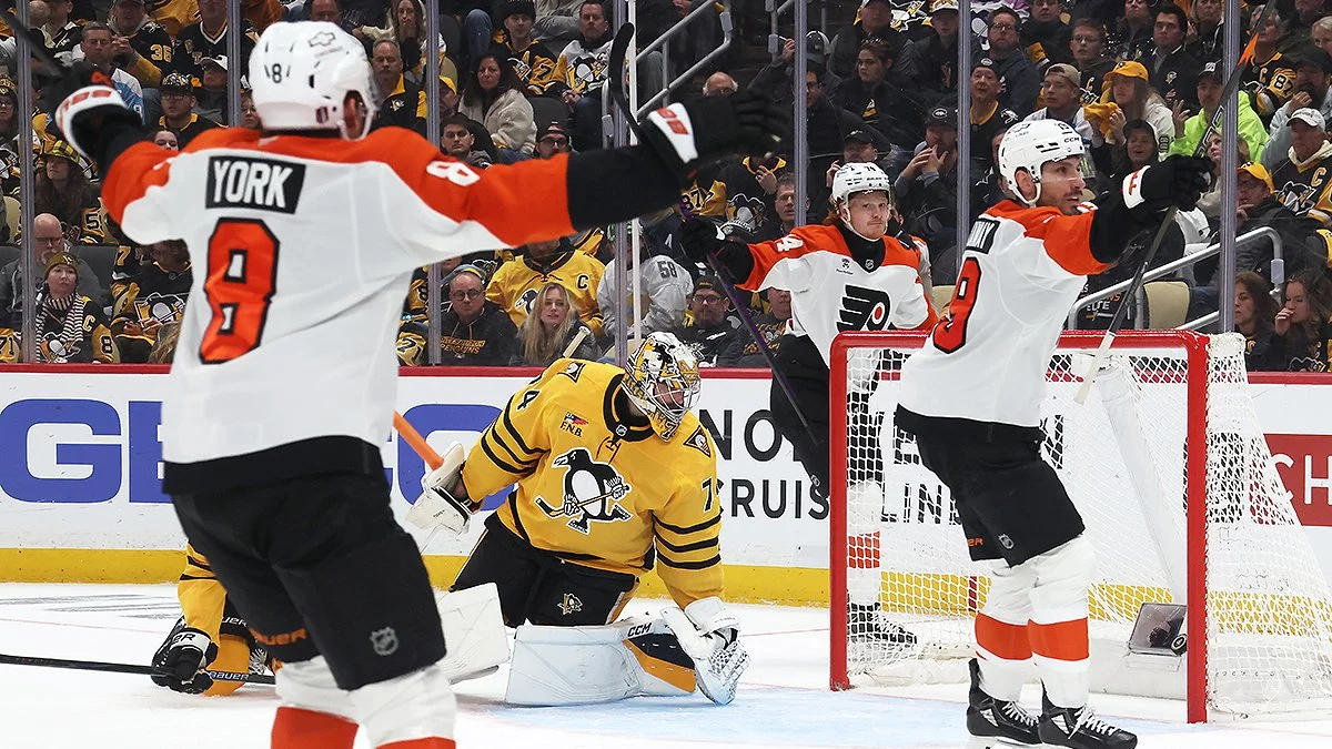 Flyers seize 2-0 series lead with 3-0 win in Pittsburgh