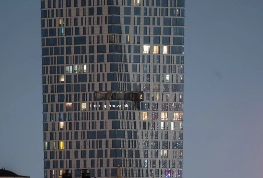 Drone hits luxury Moscow tower days before Victory Day parade