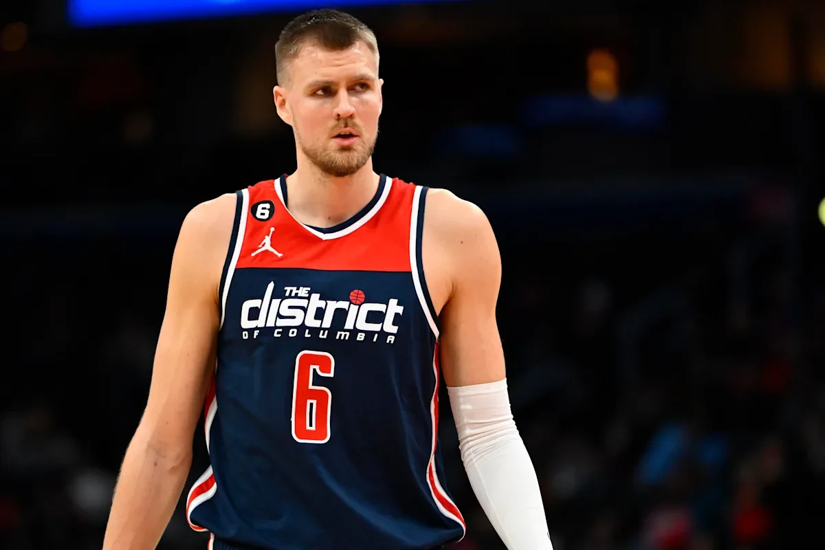 Kristaps Porzingis trade rumors swirl around Celtics.