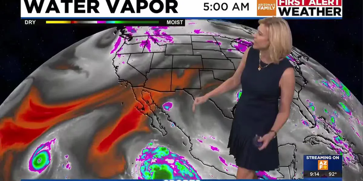 Marie’s Moisture Brings Rain Chances Across Arizona