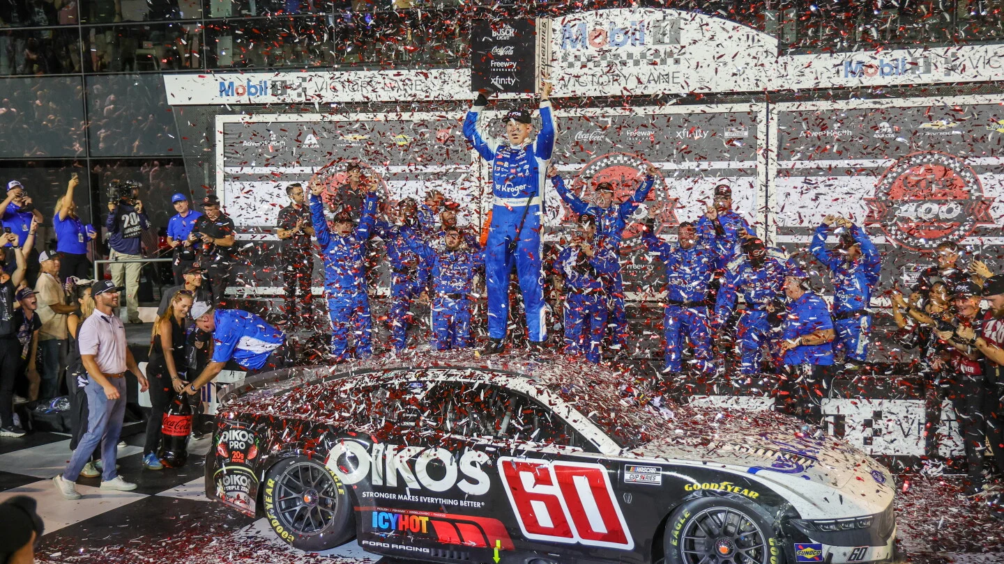 Preece Wins OT Thriller at Daytona to Clinch Cup Playoff Bid