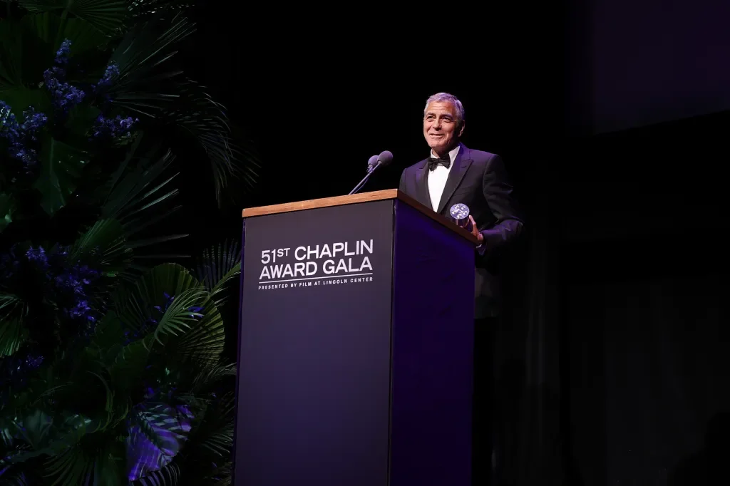 George Clooney Turns Chaplin Gala Into Call for Unity Amid MAGA Moment