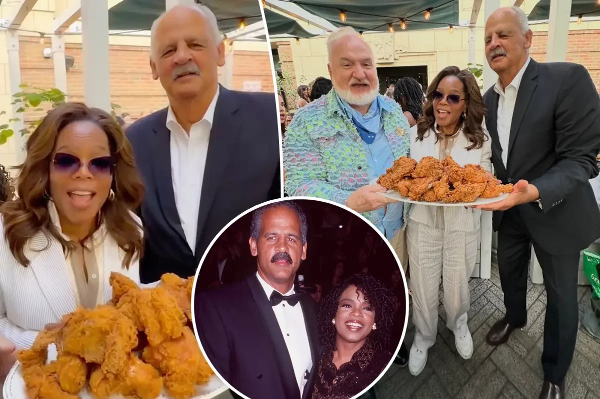 Oprah and Stedman Share Spotlight at 40-Year Show Anniversary