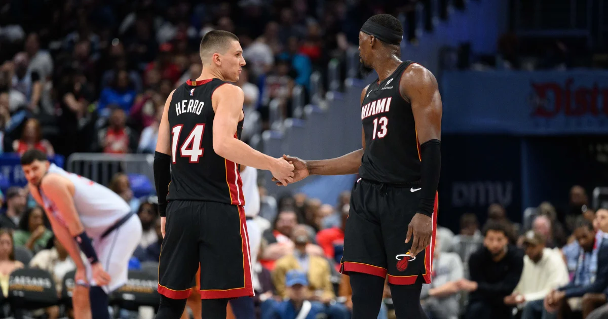 Ex-Heat teammates Herro and Adebayo clash in Vegas over social-media jabs