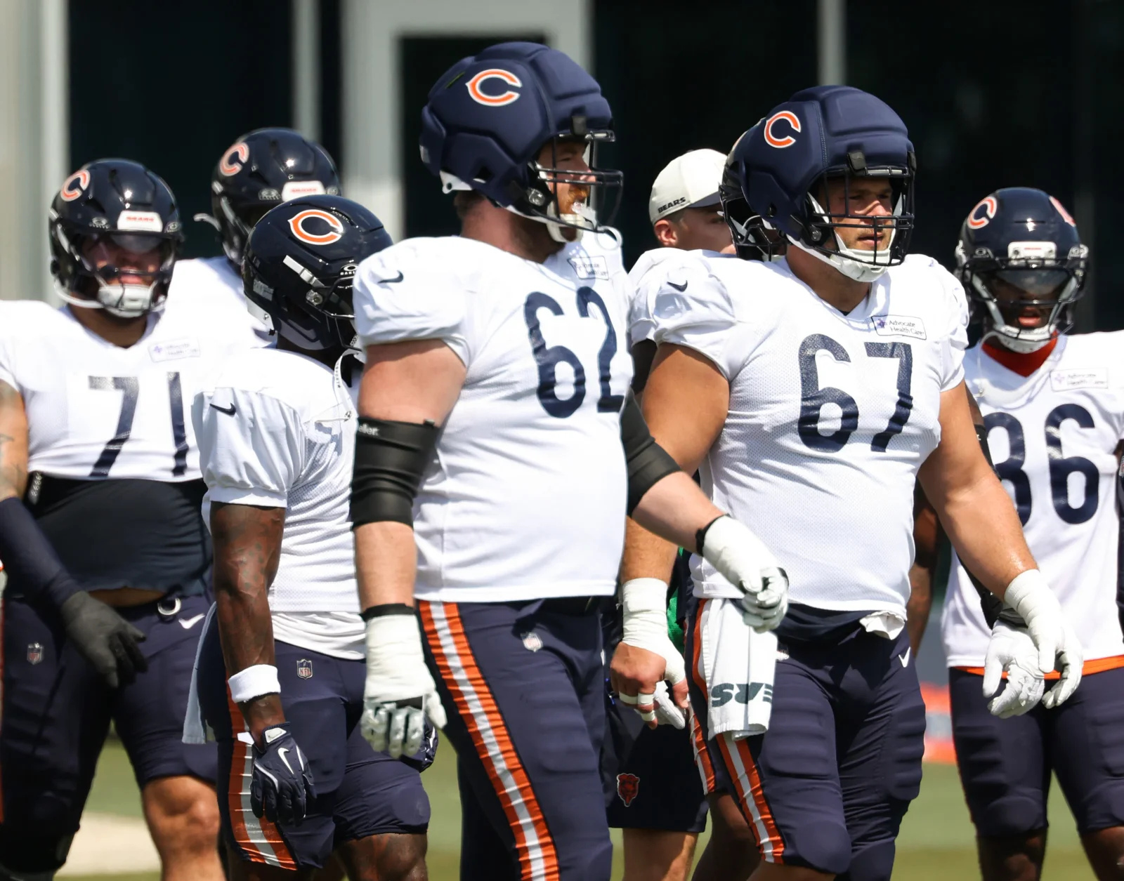 Bears endure steamy joint practice with Titans as interior DT wreaks havoc on the O-line