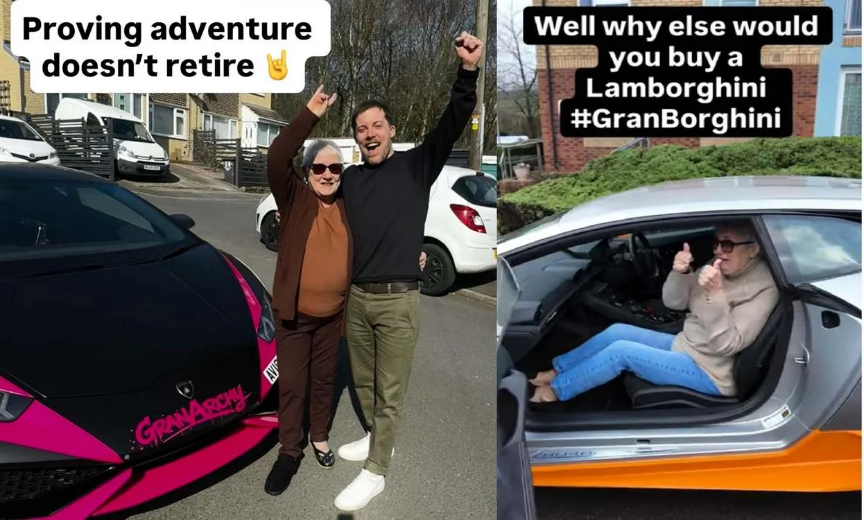 Granborghini: UK seniors get turbocharged joyrides to beat loneliness