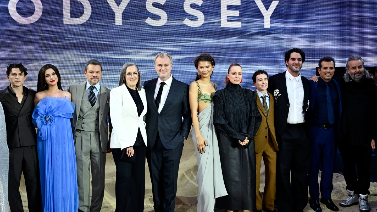 London Lights Up for Nolan’s Odyssey Premiere