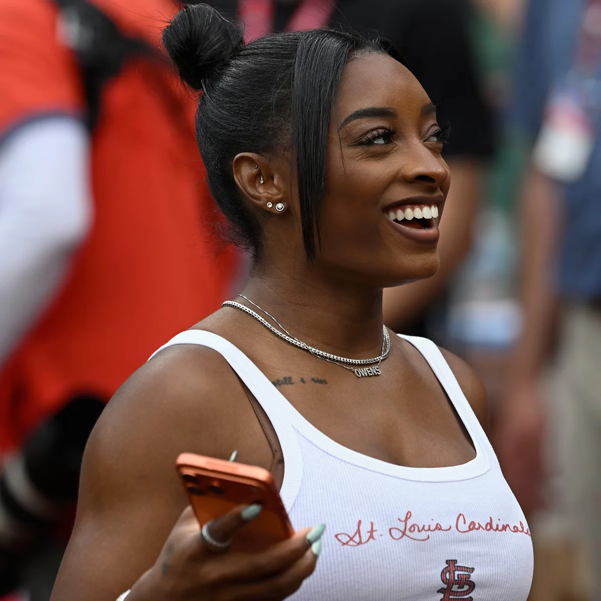 Simone Biles Fires Back at Invite Critics at Swift-Kelce Wedding