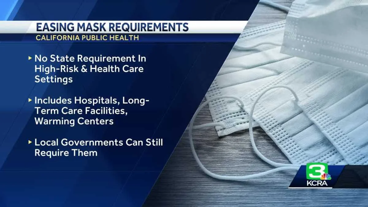 California hospitals lift face mask mandate.