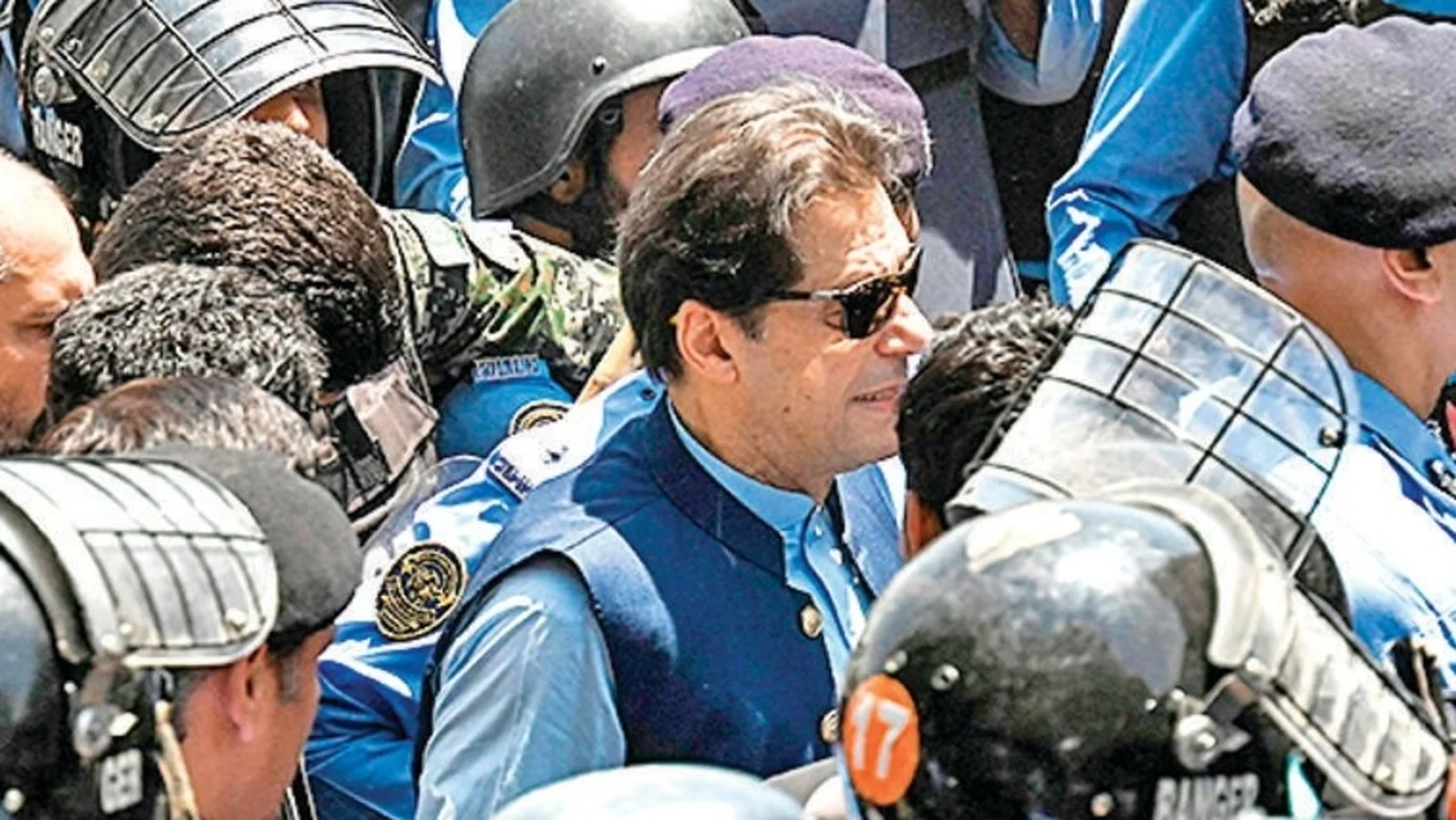 Imran Khan speaks out against Pakistan's democracy and military leadership.