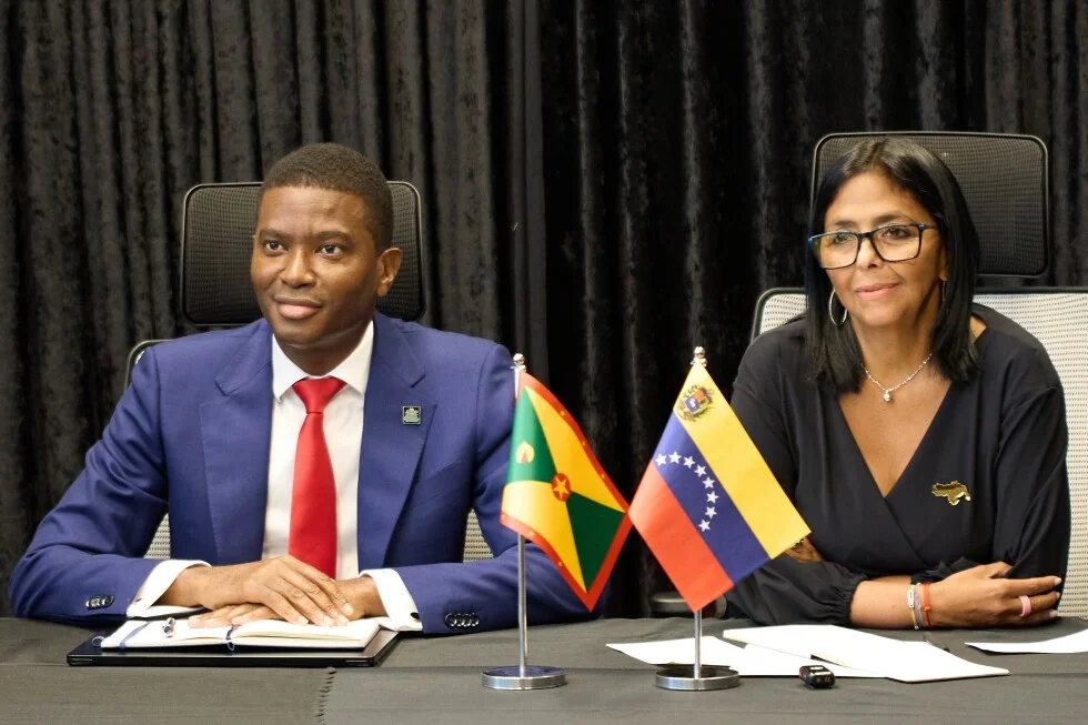 Pin Sparks Tense Venezuela-Guyana Moment During Grenada Meeting