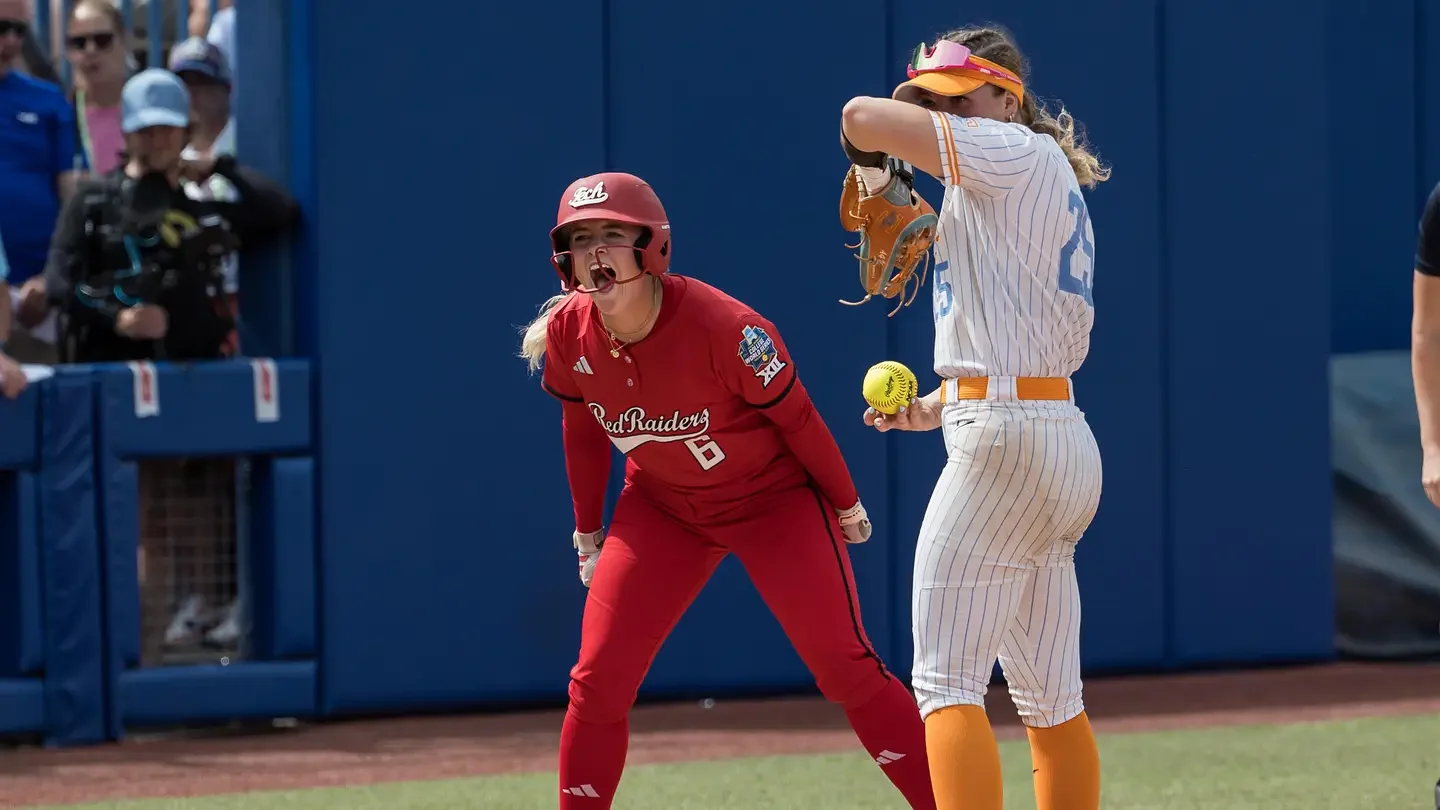 Postgame Feud Dims Tennessee-Texas Tech Softball Win