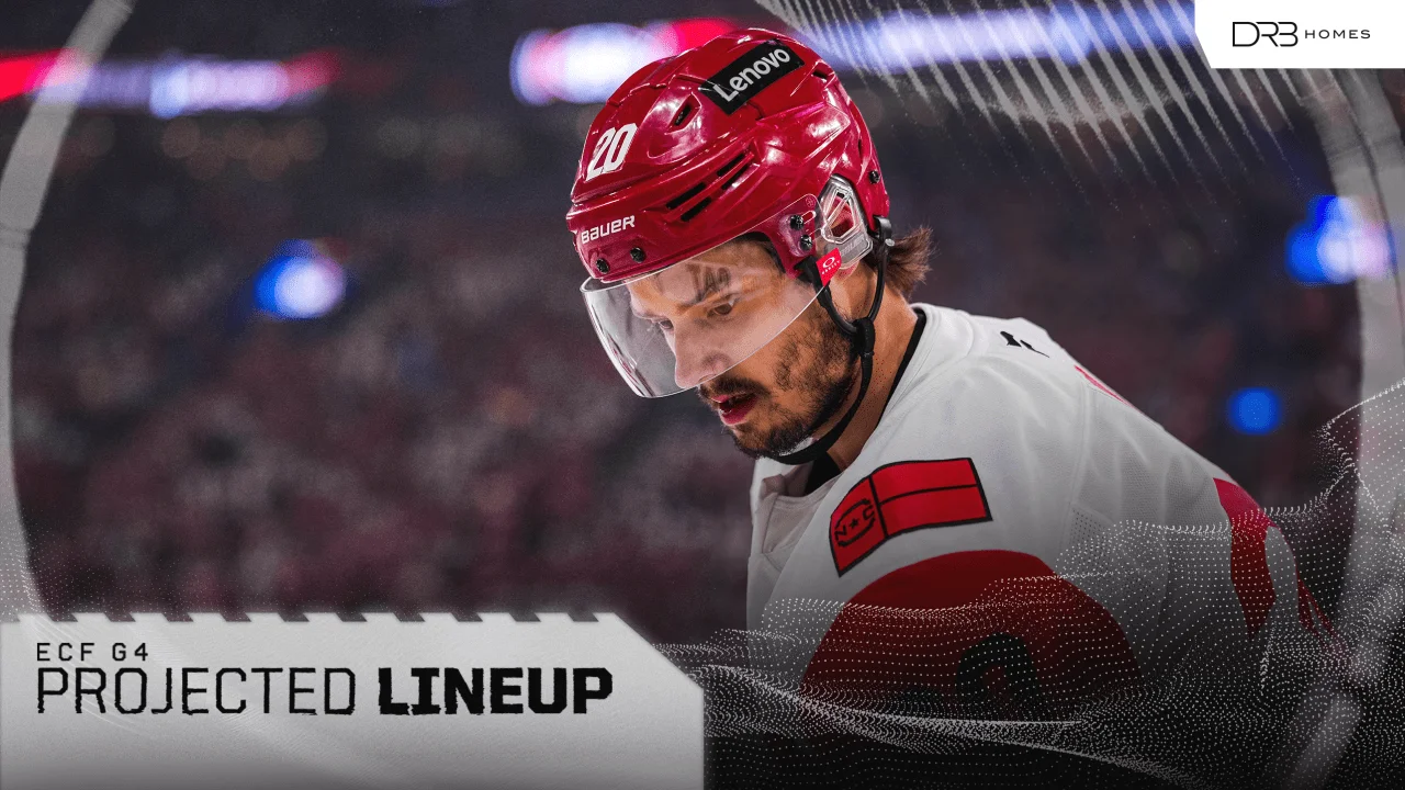 Canes Keep Core Lineup for Game 4 in Montreal