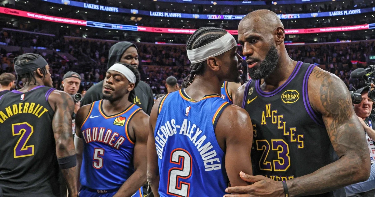 LeBron's Future Unclear as Thunder Sweep Lakers