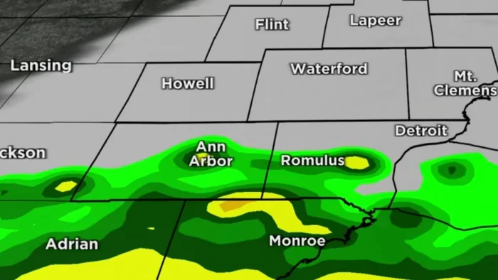 Rainy Weekend Ahead: Prepare for Widespread Showers in Metro Detroit