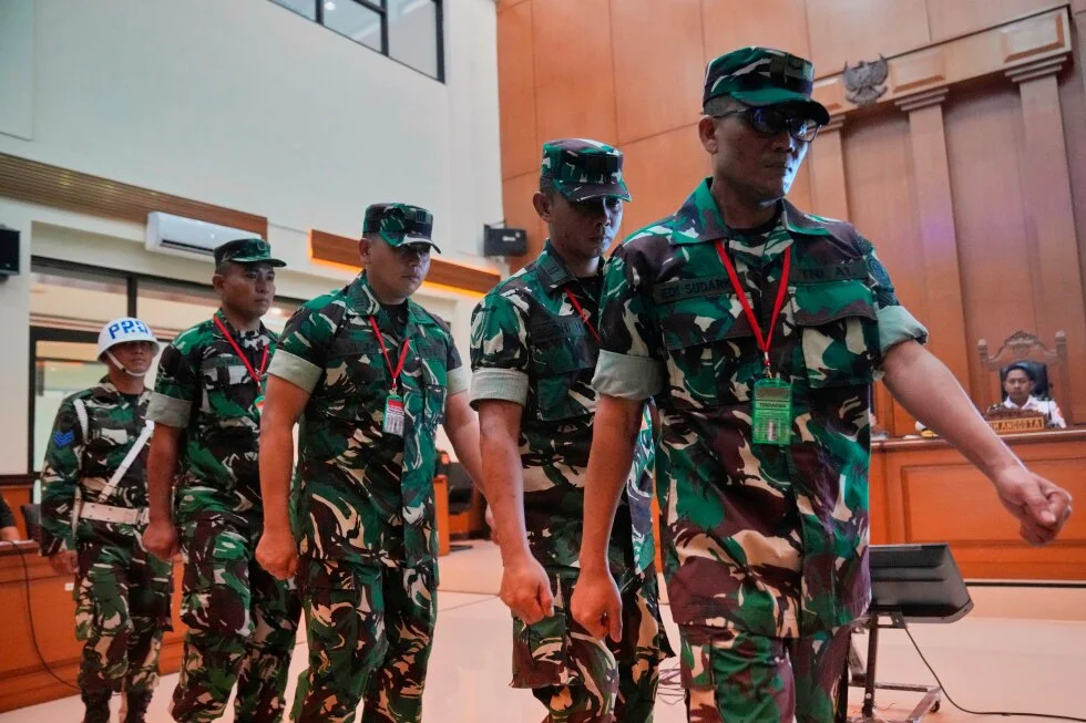 Indonesian troops go on trial in activist acid attack case