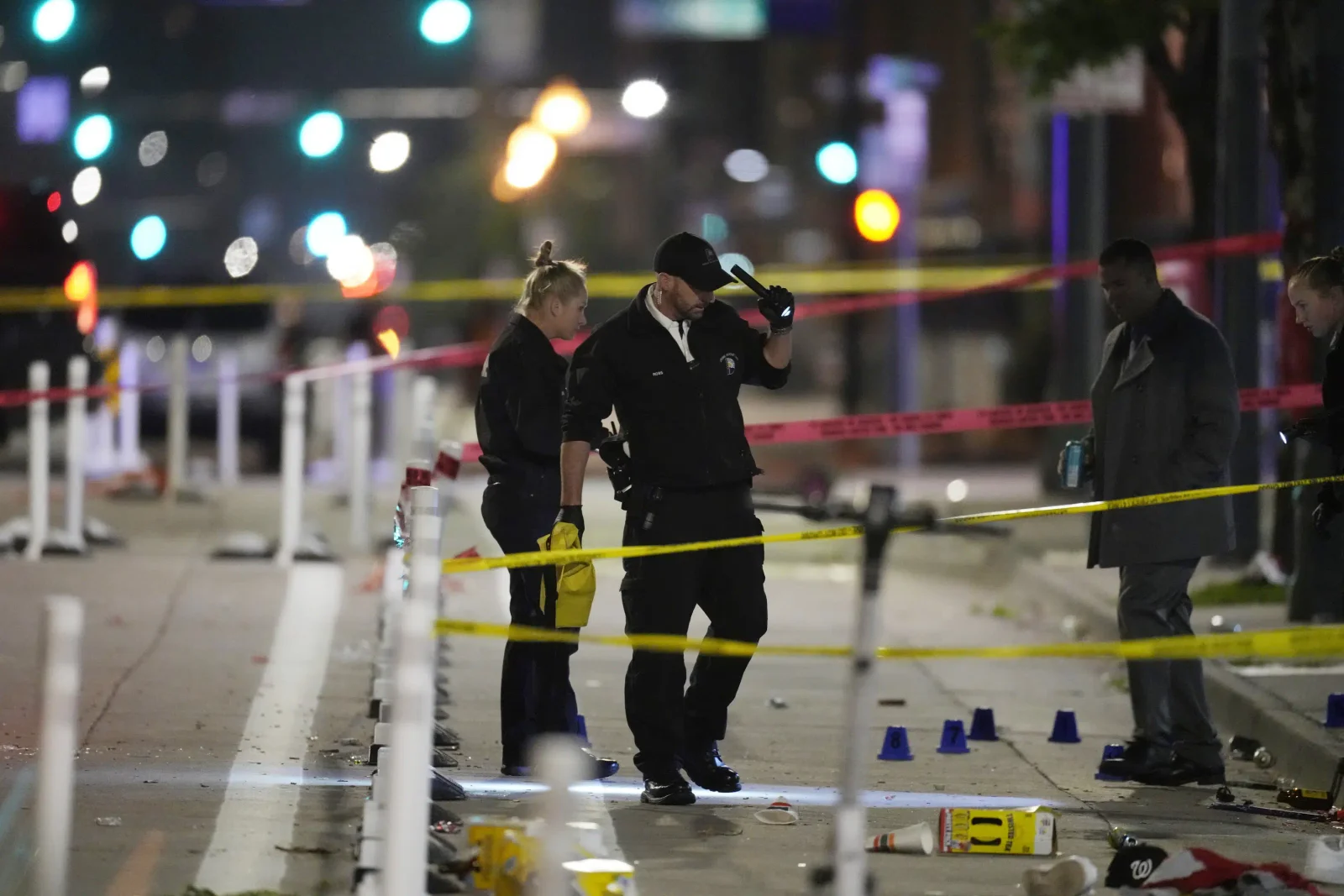 10 wounded in Denver shooting after Nuggets win, suspect in custody