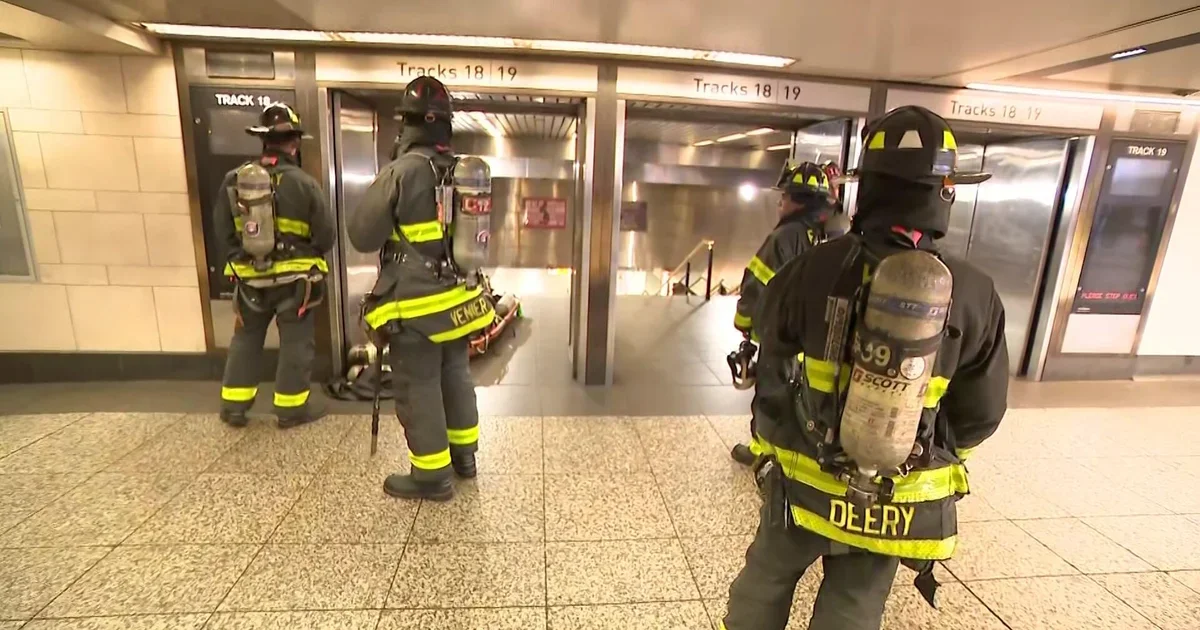 LIRR service paused at Penn Station after East River Tunnel fire