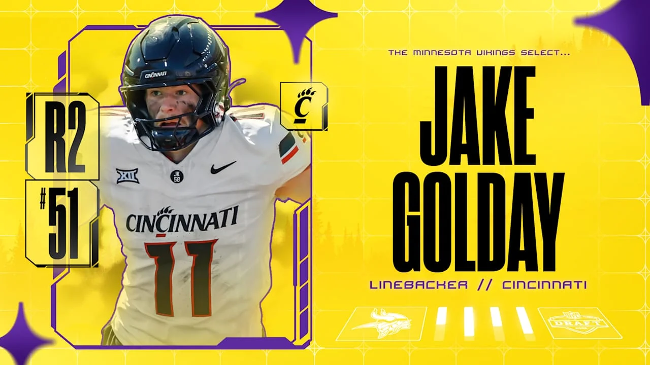 Vikings add Cincinnati linebacker Jake Golday at No. 51
