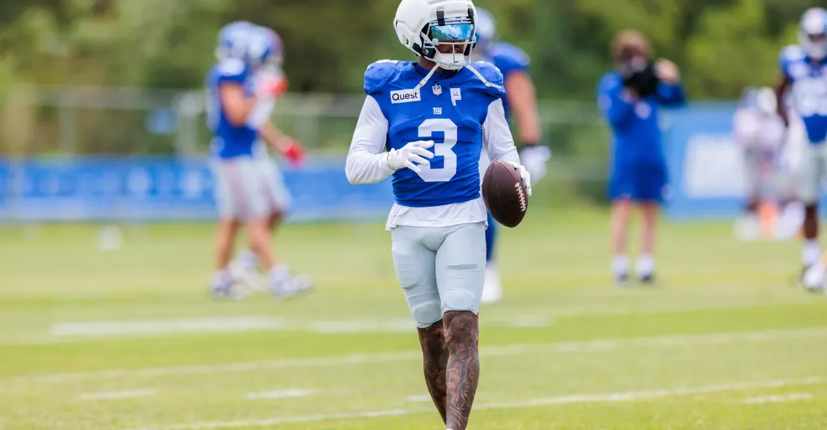 Beckham Sparks Giants' Best Camp Day